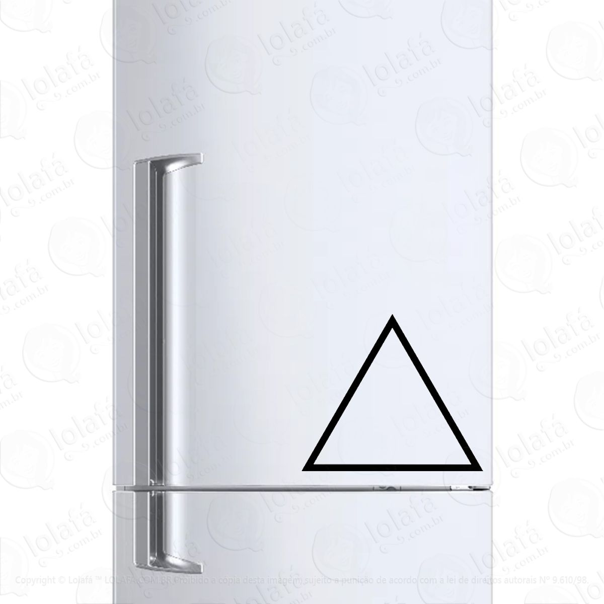 Adesivo Para Geladeira Elemento Fogo Esotérico Alquimia Mod:6655