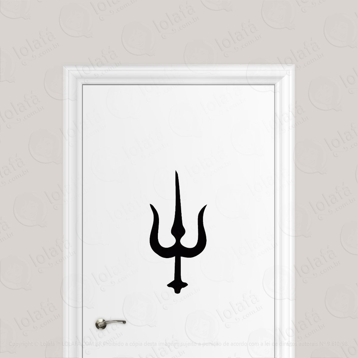 Adesivo Para Porta Tridente Celta Mod:6661
