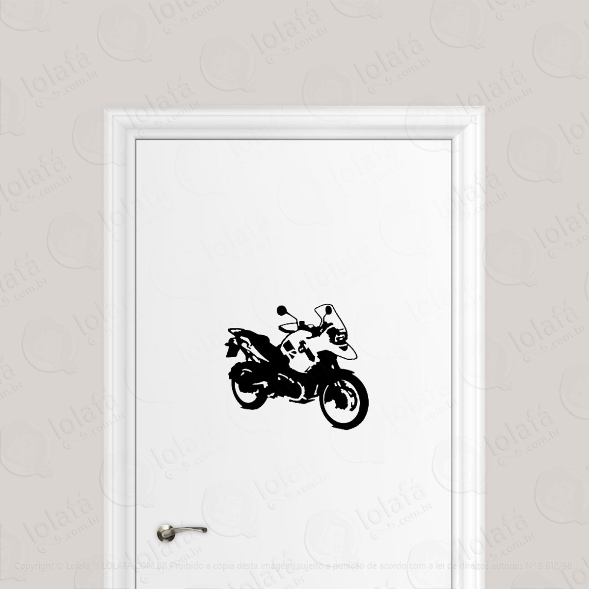 Adesivo Para Porta Moto Bigtrail Mod:6704