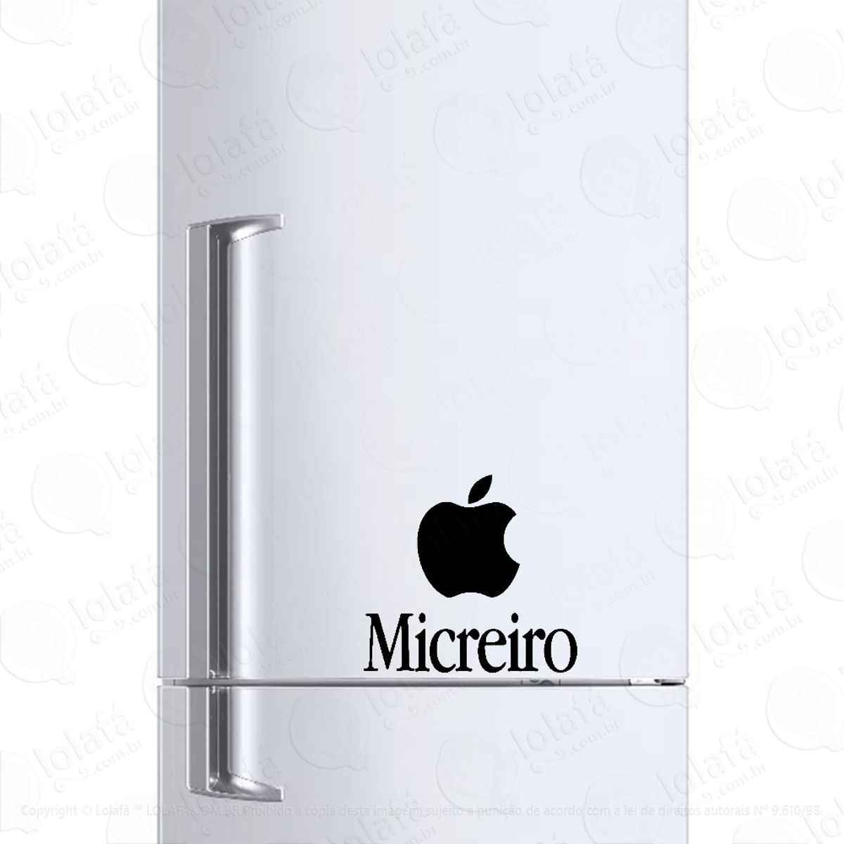 Adesivo Para Geladeira Micreiro Mod:6717