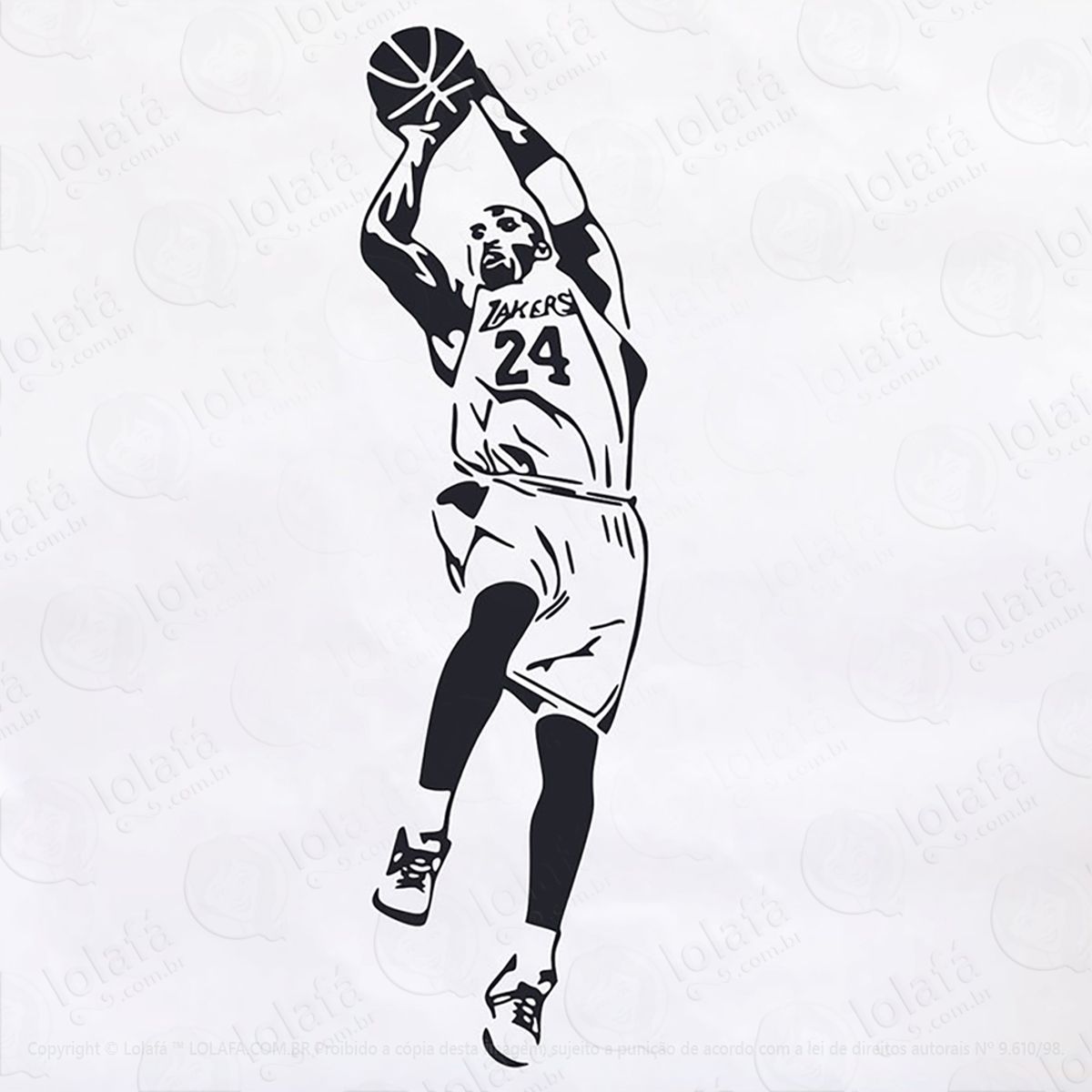 Adesivo Jogador De Basquete Mod:10