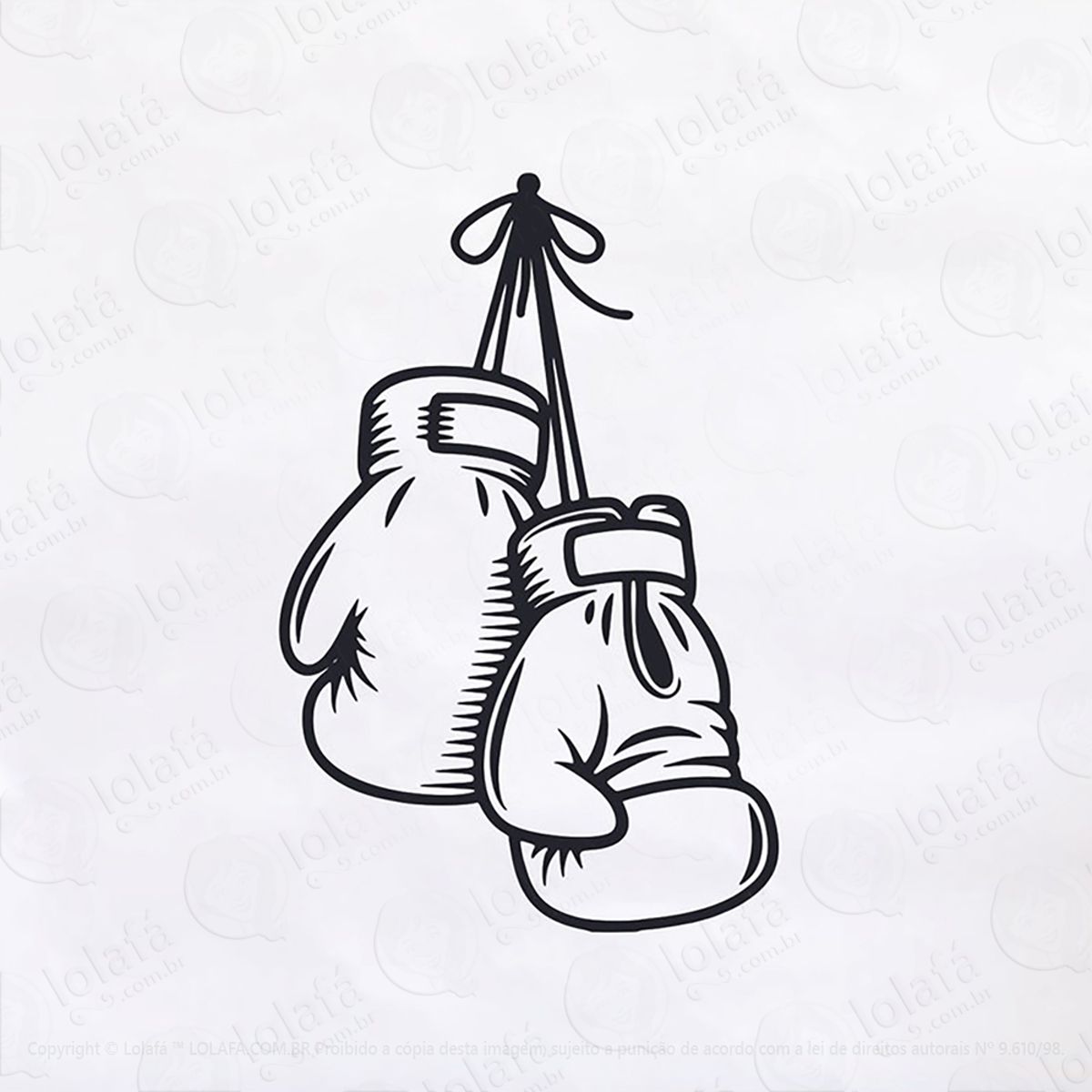 Adesivo Luvas De Boxe Esporte Mod:20