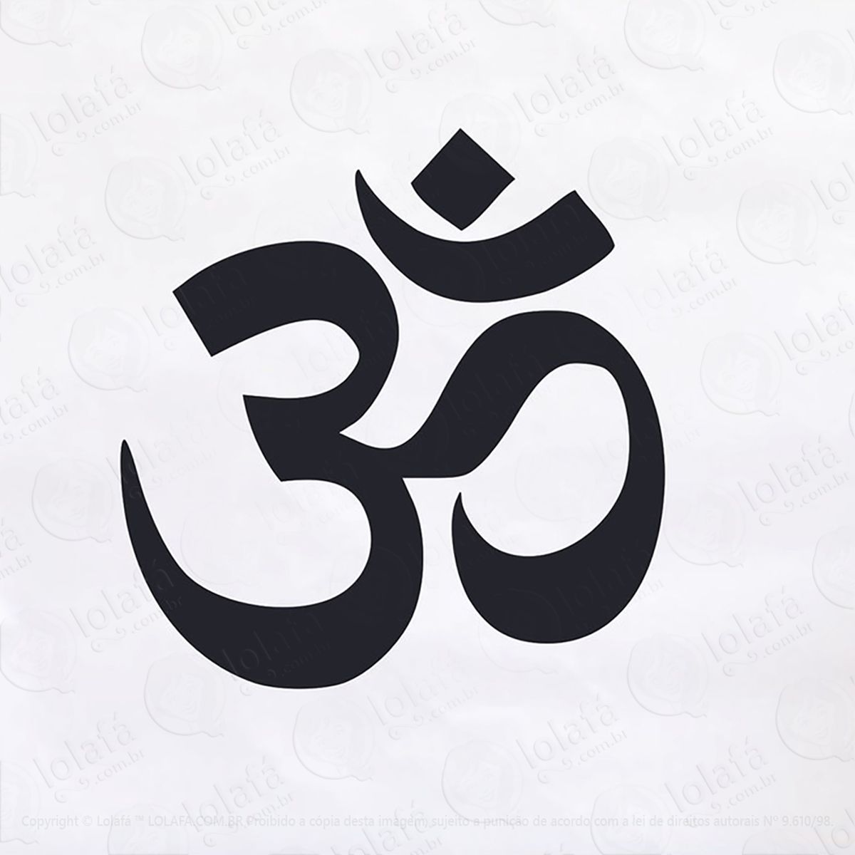 Adesivo Om Simbolo Hindu Mod:35