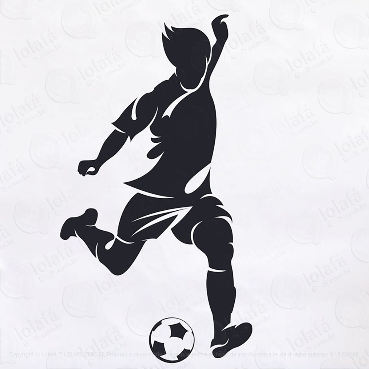 Adesivo Jogador De Futebol Mod:65