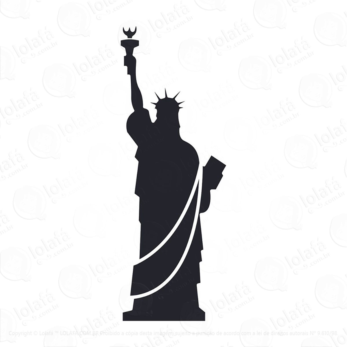 Adesivo Estátua Da Liberdade Mod:89