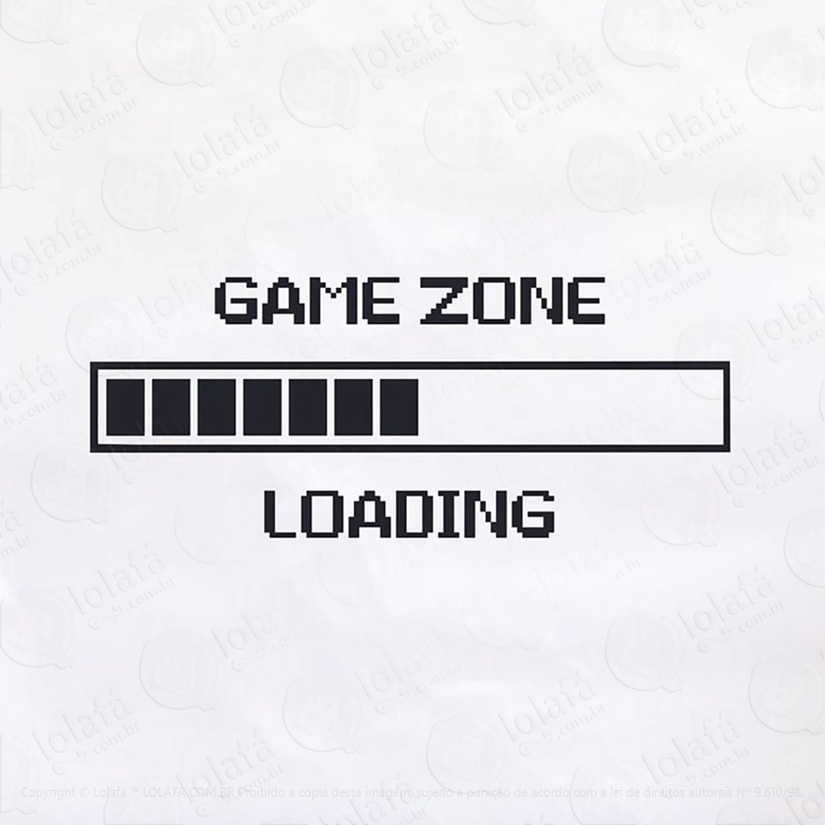 Adesivo Game Zone Loading Mod:100