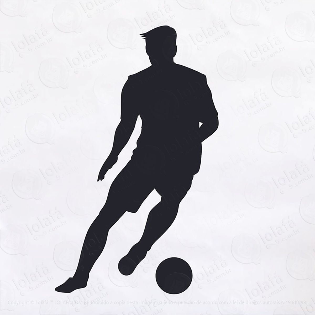 Adesivo Jogador De Futebol Mod:103