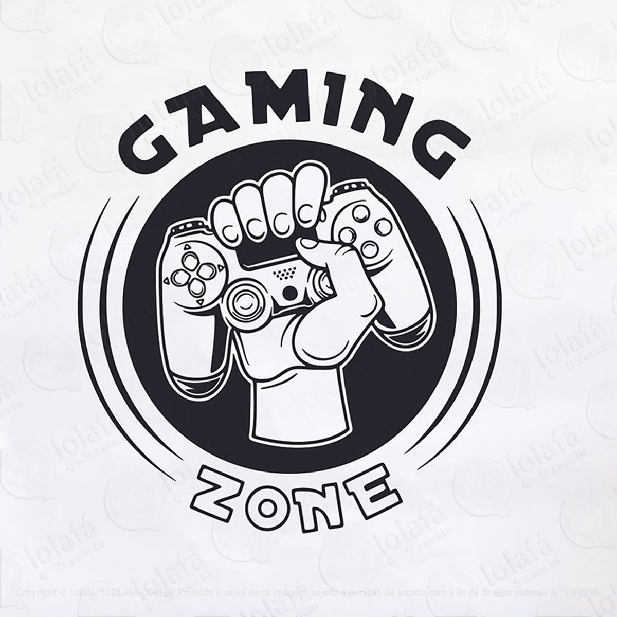 Adesivo Game Zone Gamer Mod:120