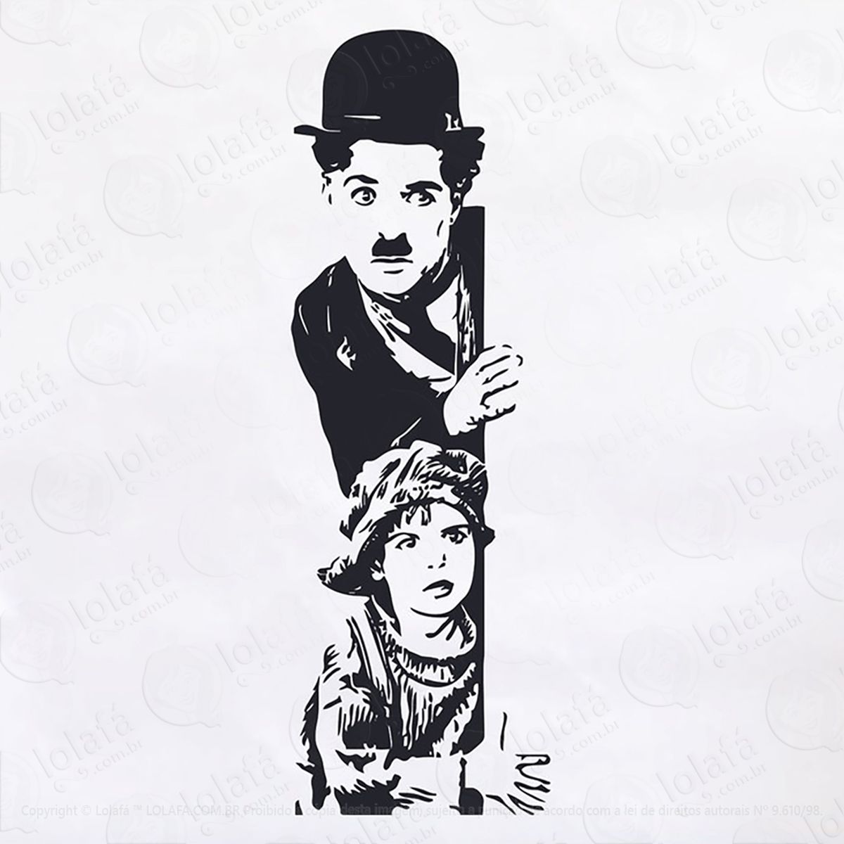 Adesivo Chaplin Mod:134