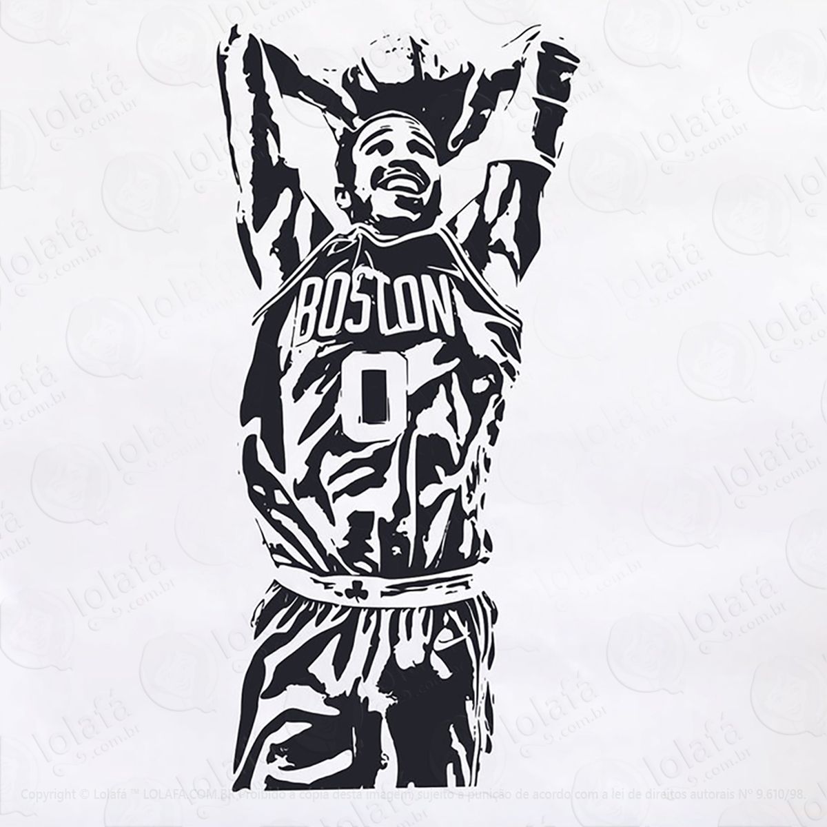 Adesivo Jogador De Basquete Mod:136
