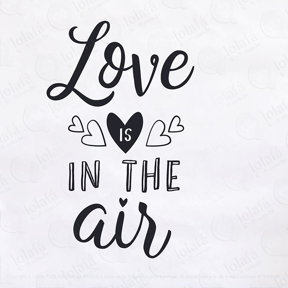 Adesivo Love Is In The Air Mod:173
