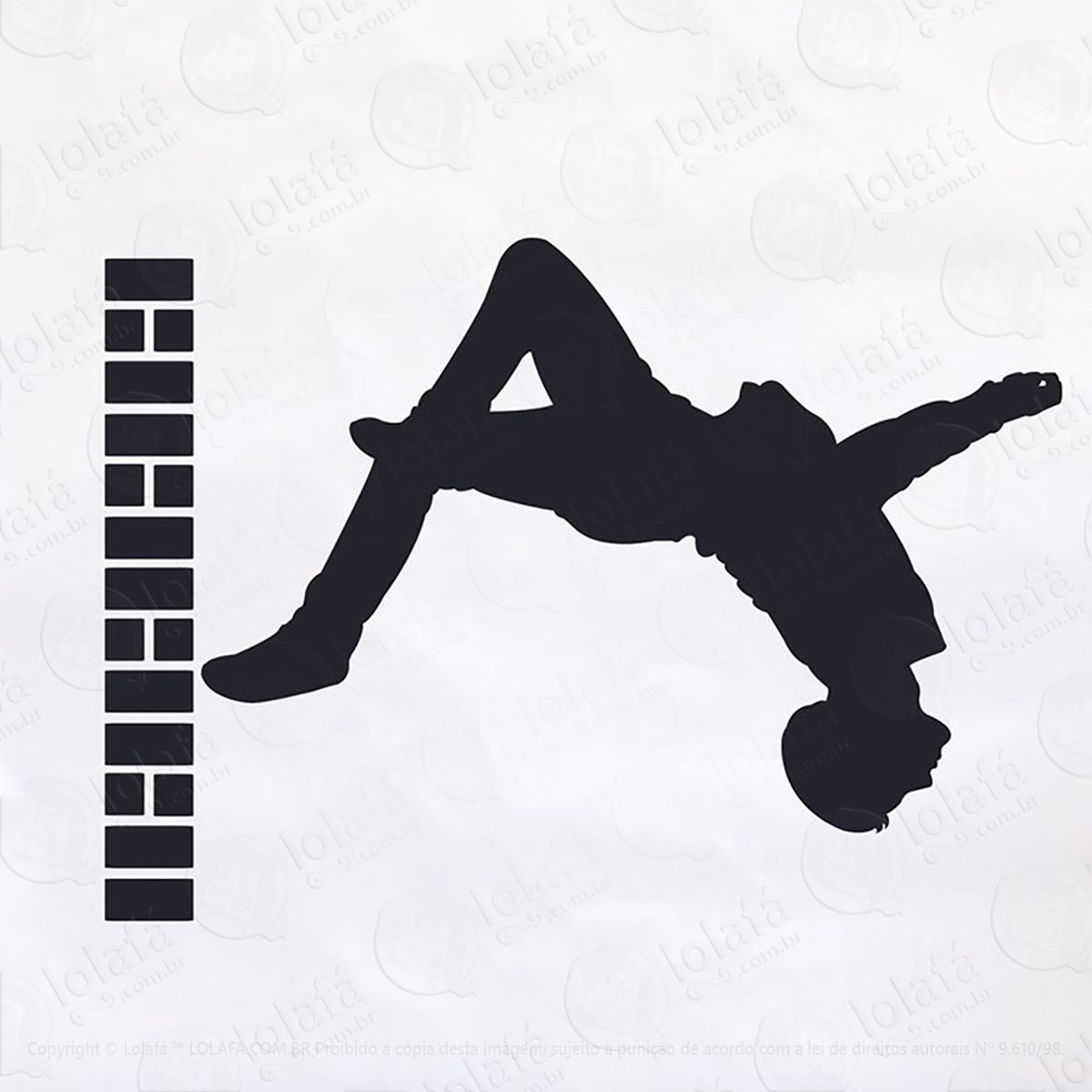 Adesivo Parkour Esporte Radical Mod:184