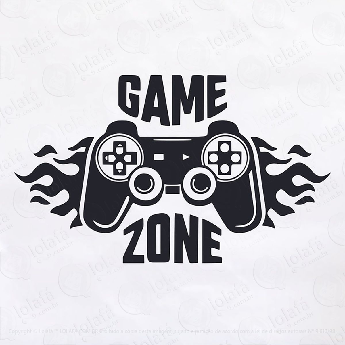 Adesivo Game Zone Gamer Mod:202