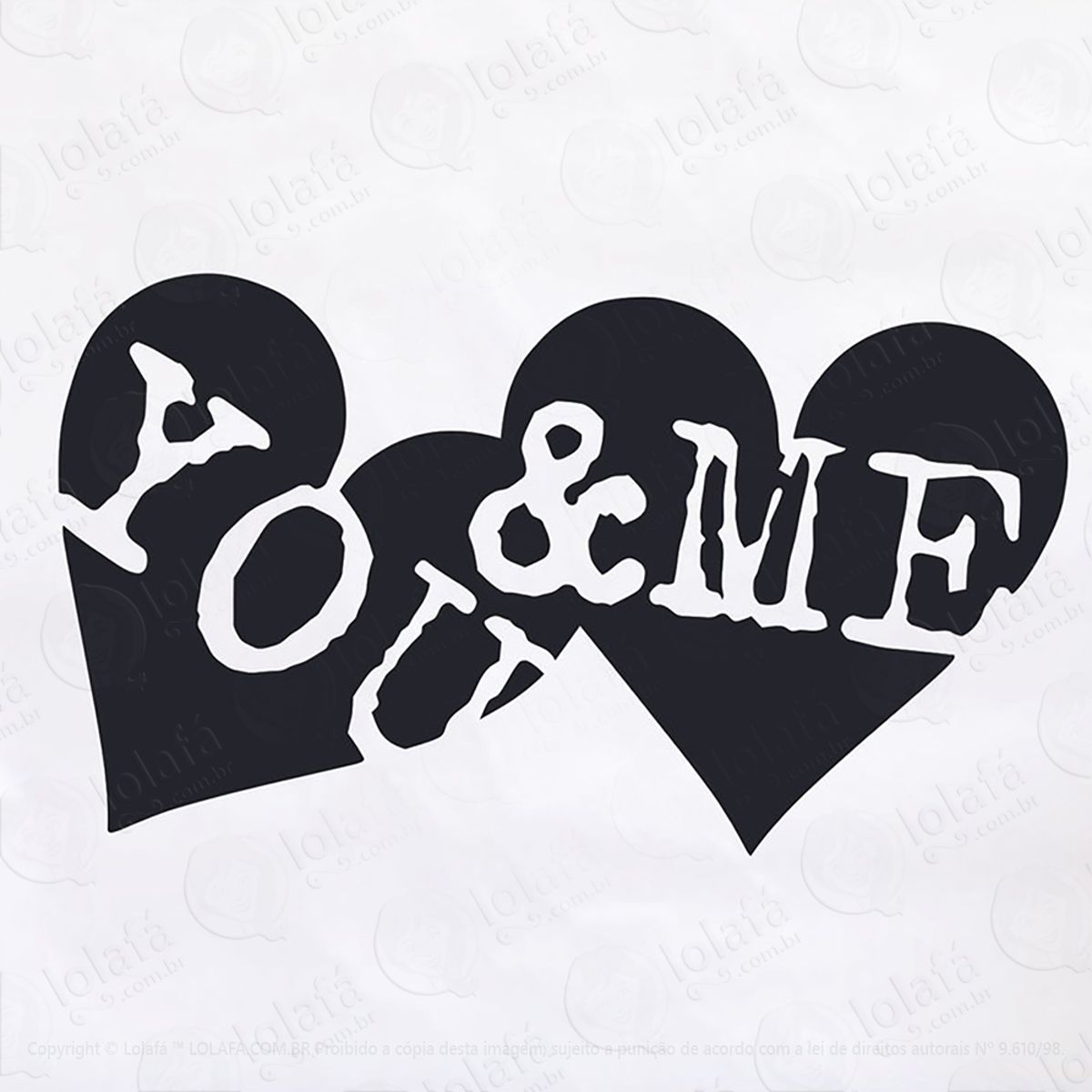Adesivo Love - You Me Mod:207
