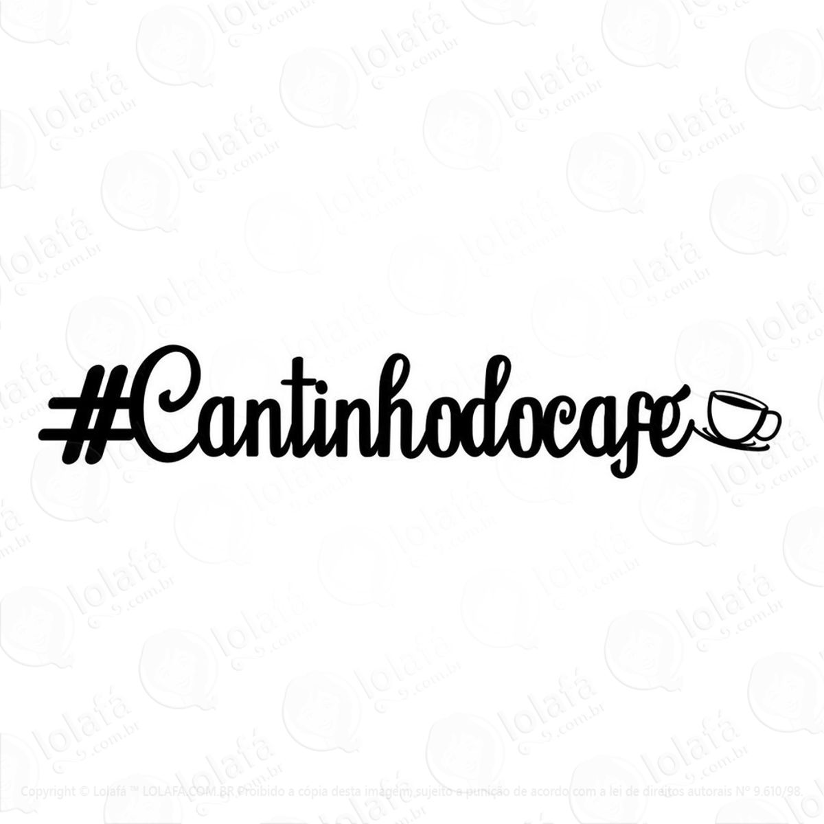 Adesivo Cantinho Do Café Café Mod:660