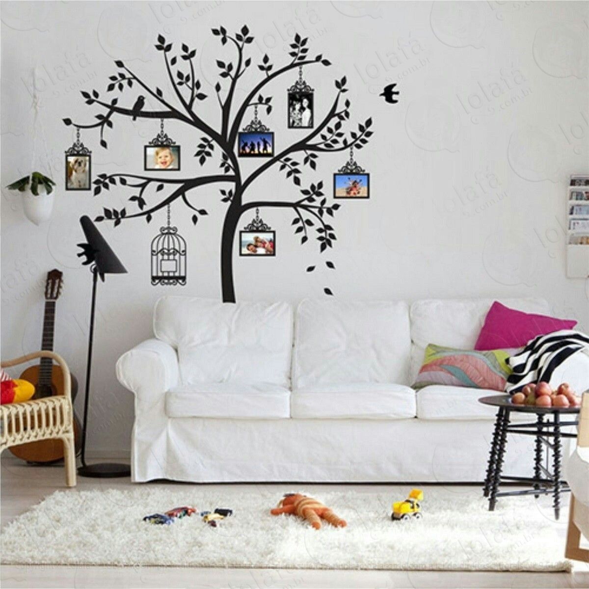 Adesivo Decorativo Árvore Genealógica Fotos Da Família Mod:880