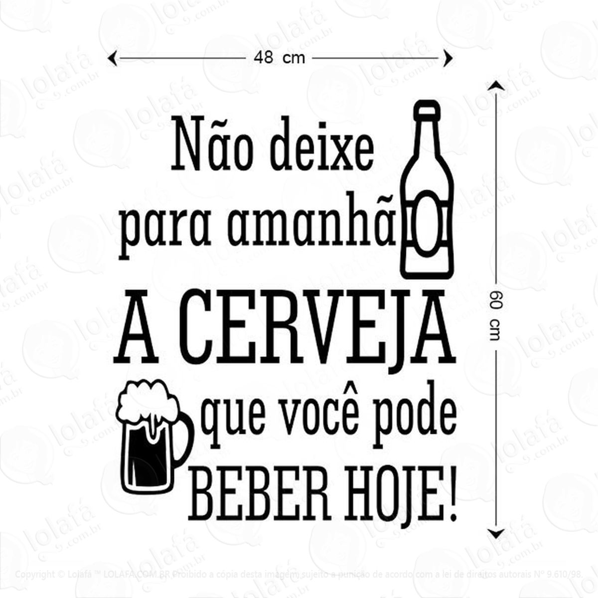 Adesivo Decorativo Decal Frase Para Área De Churrasco Mod:1005