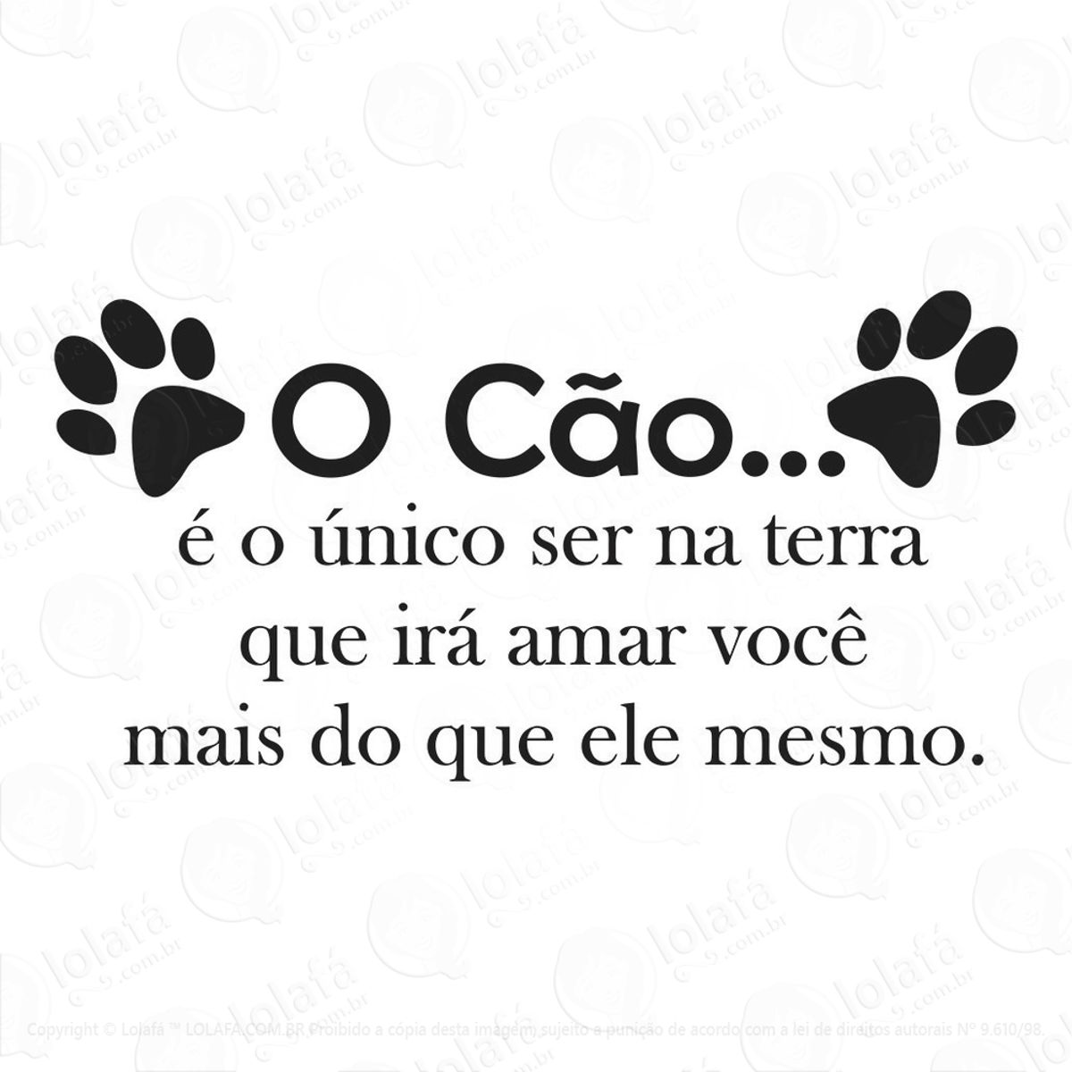 Adesivo Para Pet Shop Cachorro Frase Patas Amor Amigo Mod:1089