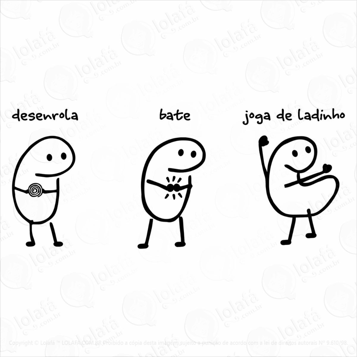 Adesivo Carro Dança Desenrola Bate Quebra De Ladinho Mod:1170