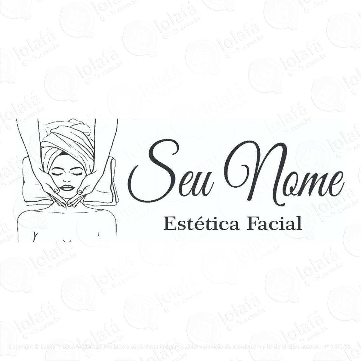 Adesivo De Decorativo Estética Facial Beleza Mod:1185
