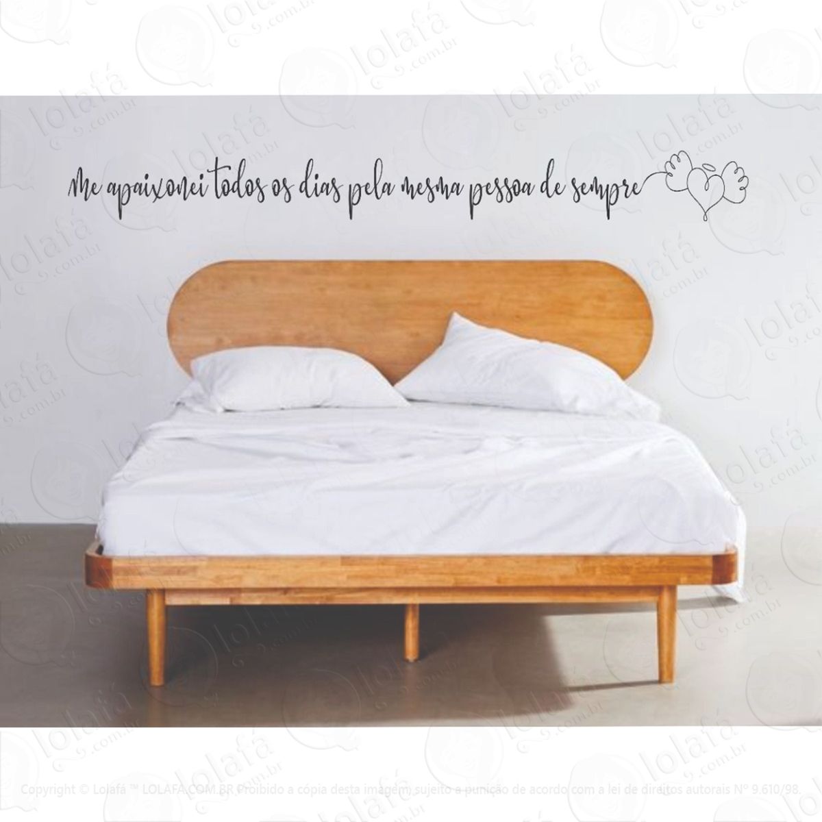 Adesivo Decorativo Me Apaixonei Todos Os Dias Mod:1325