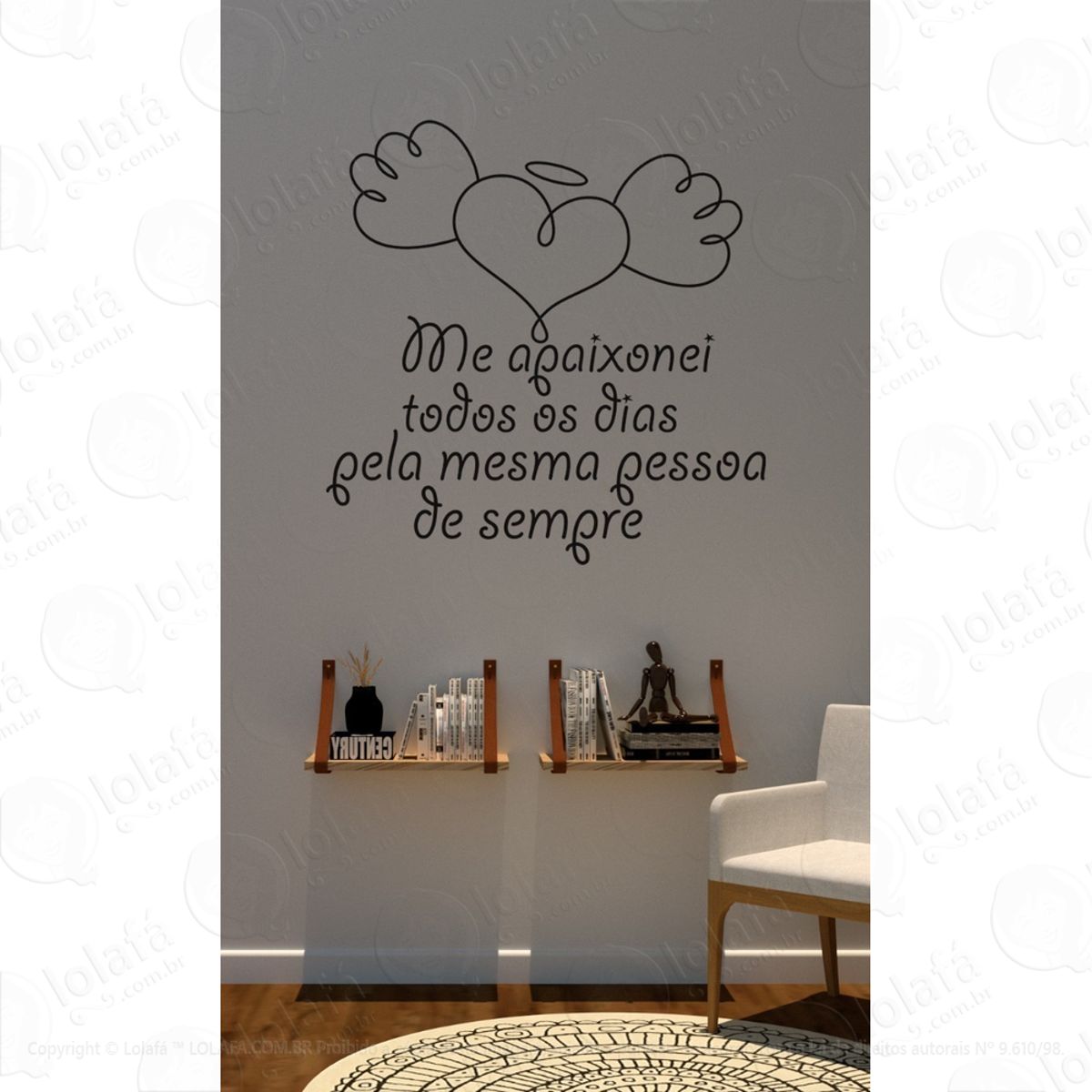Adesivo Decorativo Paredes Casais Apaixonados Mod:1510