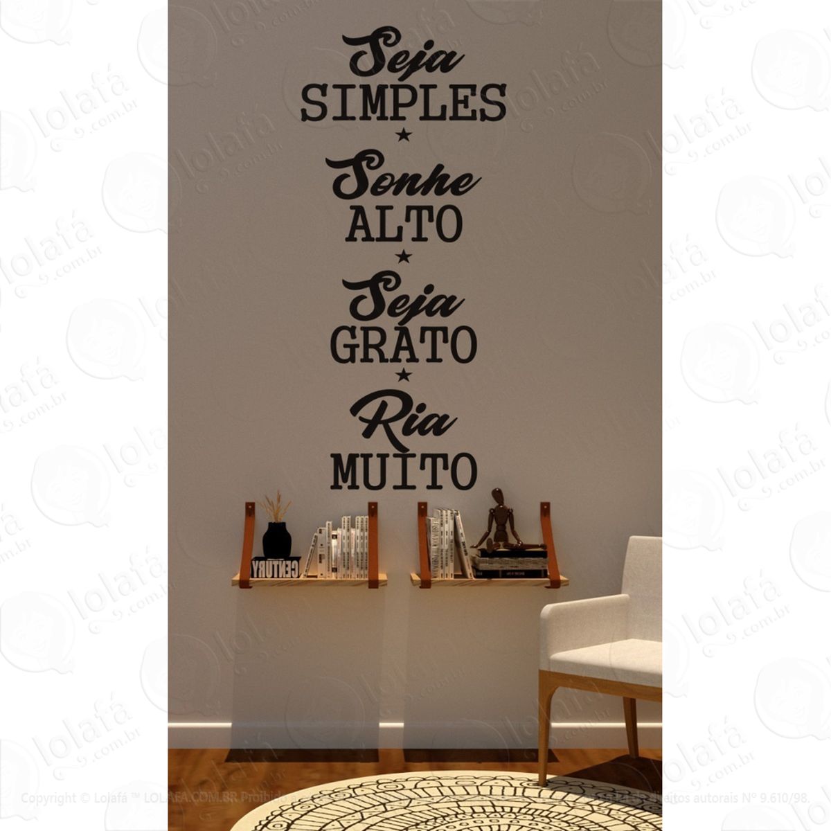 Adesivo Decorativo Para Paredes De Escritórios Mod:1524