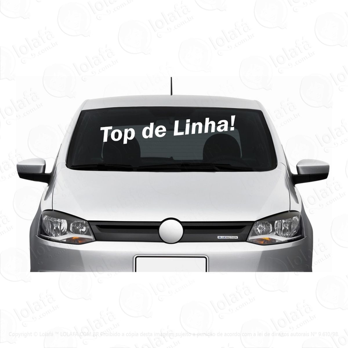 Kit C/12 Adesivos Frases Parabrisa - Top De Linha! Mod:1664