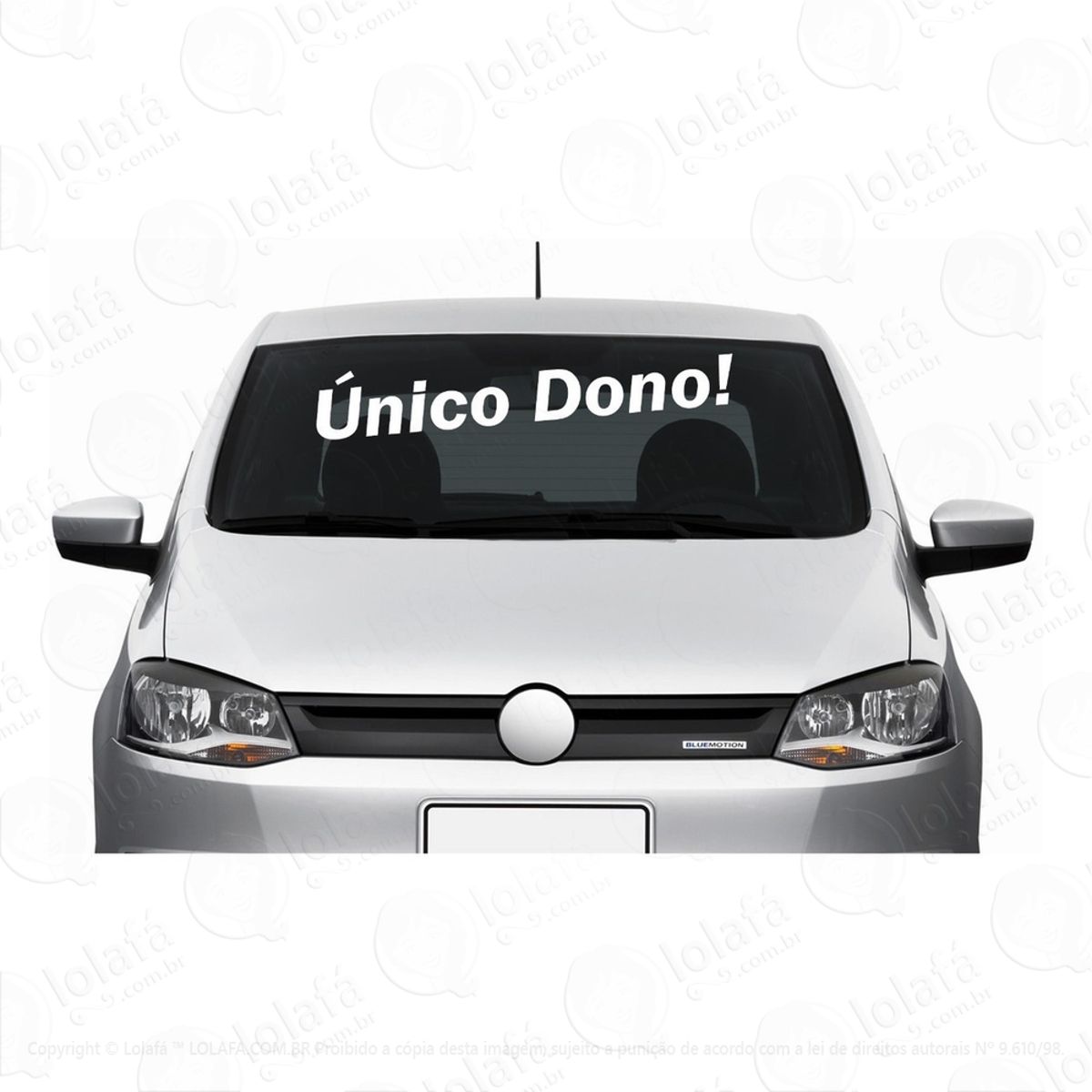 Kit C/10 Frases Parabrisa Agência Automóveis - Único Dono! Mod:1668