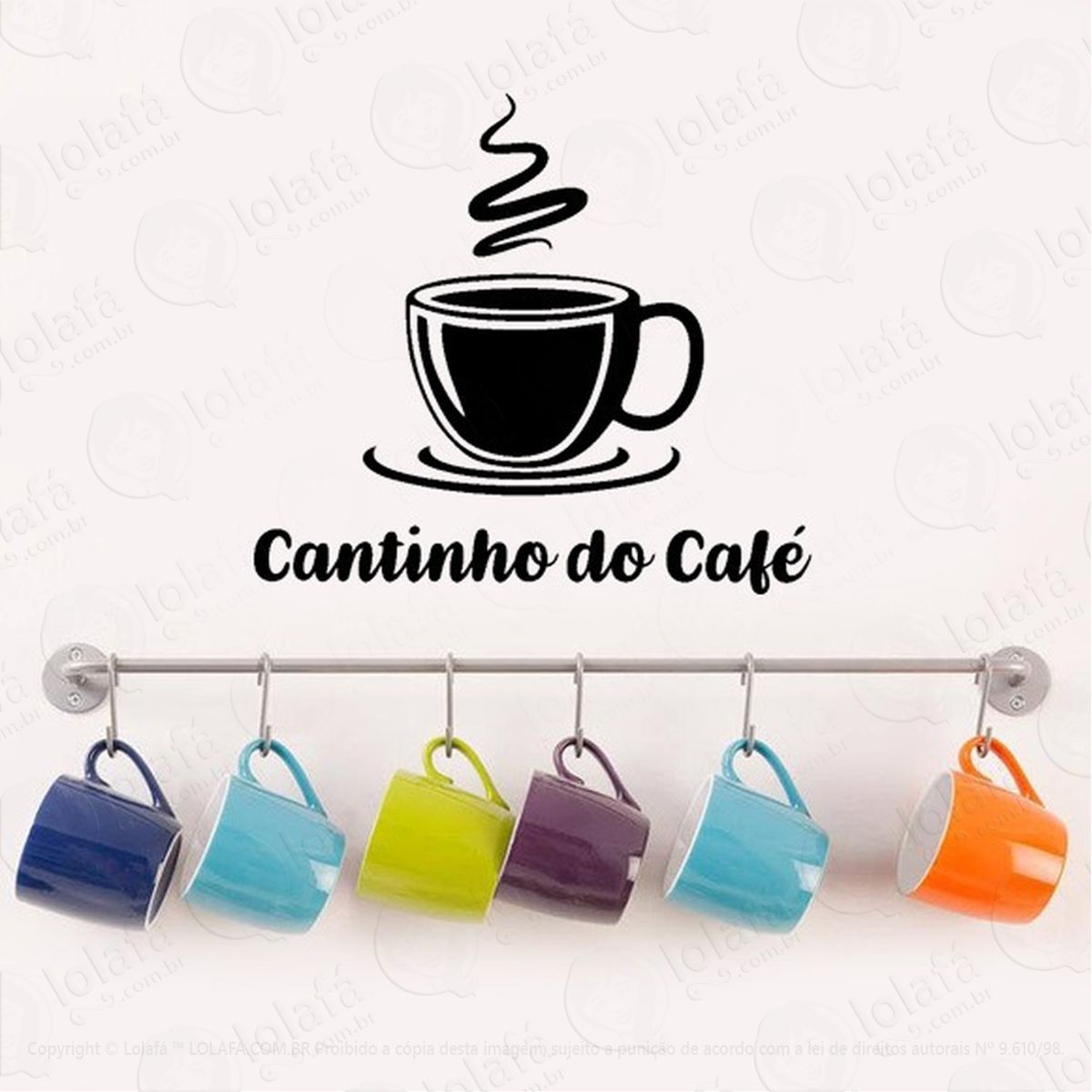 Adesivo De Parede Cantinho Do Café Mod:2059
