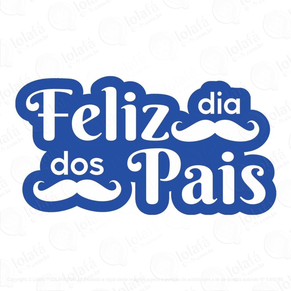 adesivo para vitrine dia dos pais mod:2251