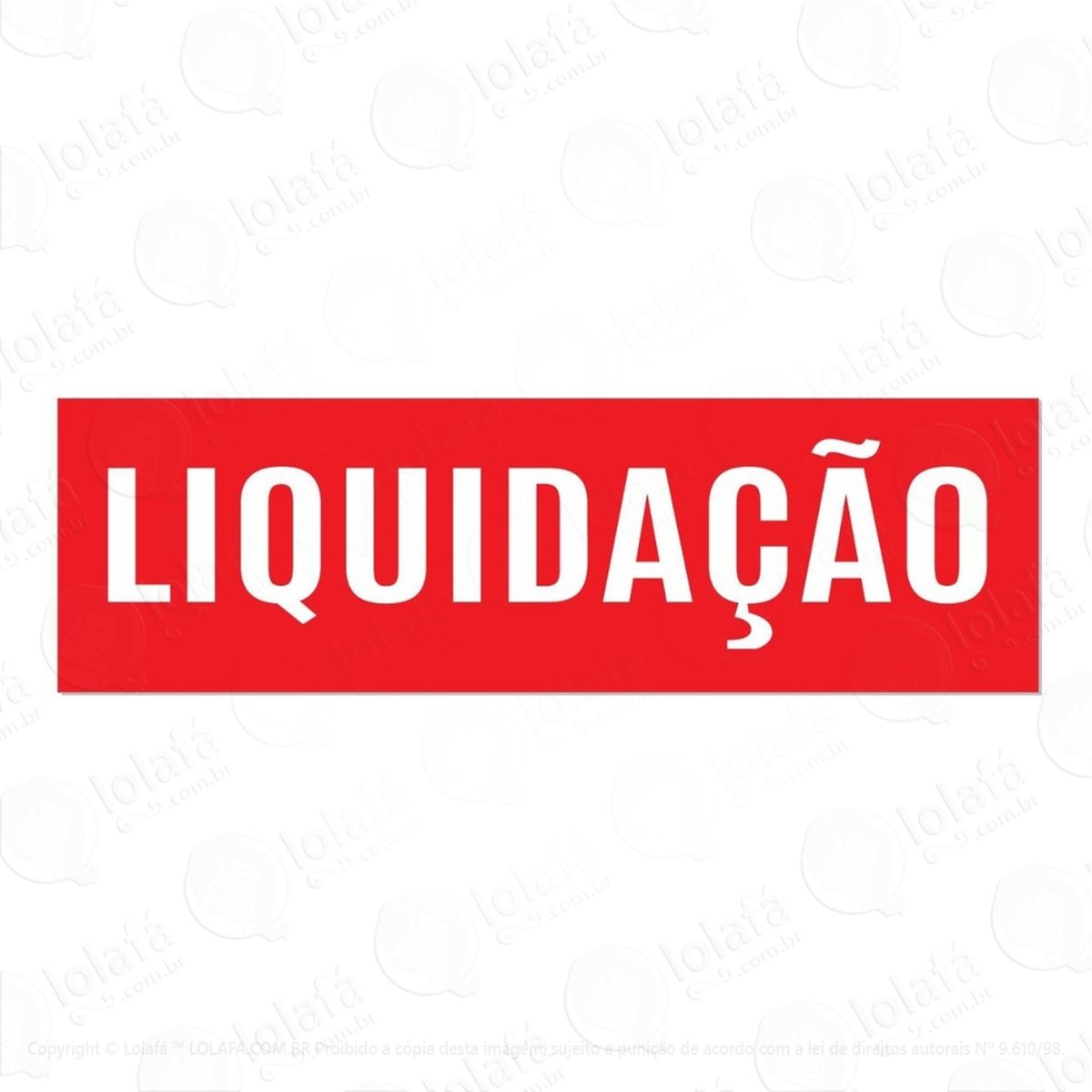 adesivo liquidação para vitrine mod:2253