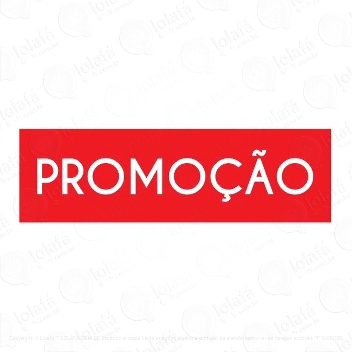 adesivo promoção para vitrine mod:2255