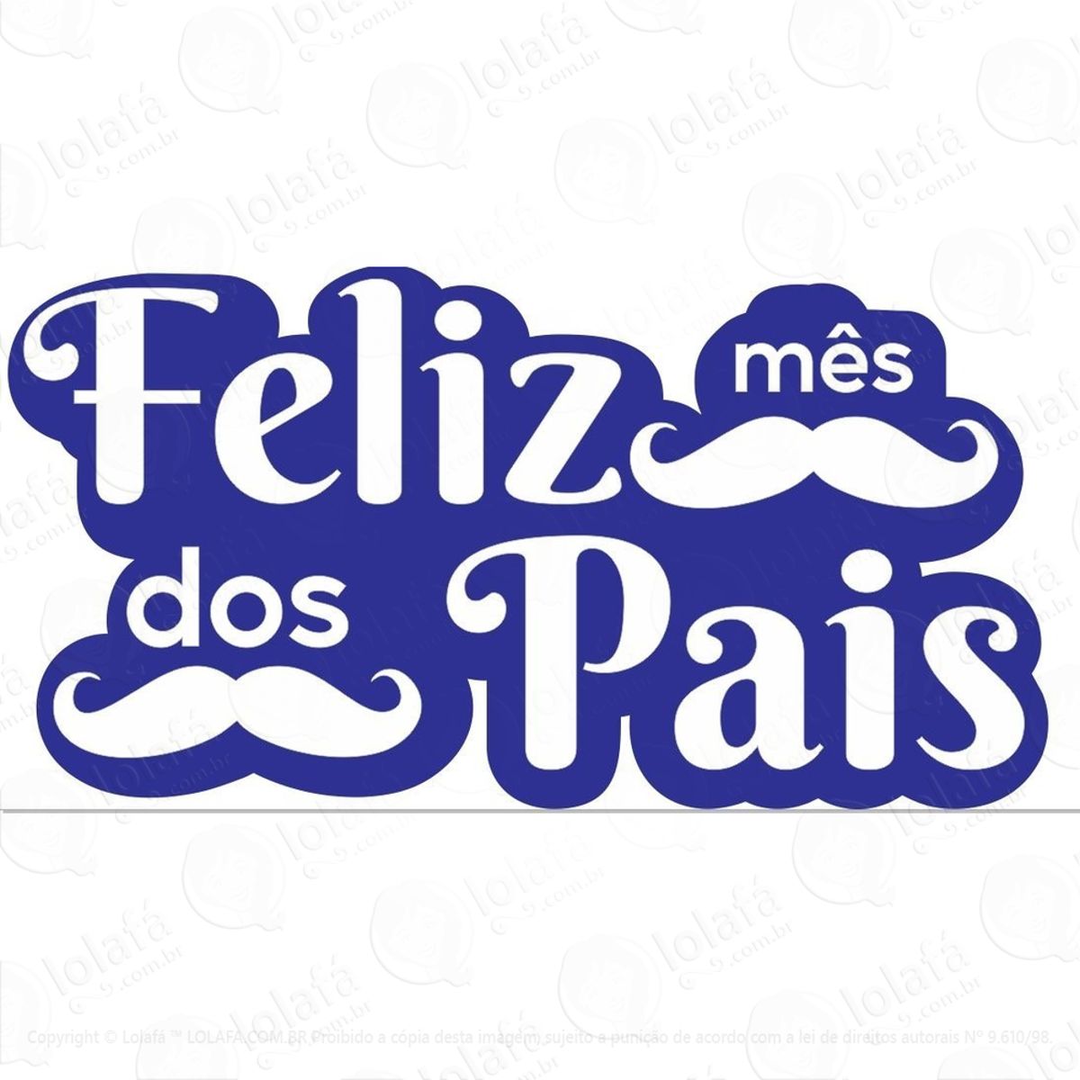 adesivo para vitrine mês dos pais mod:2275