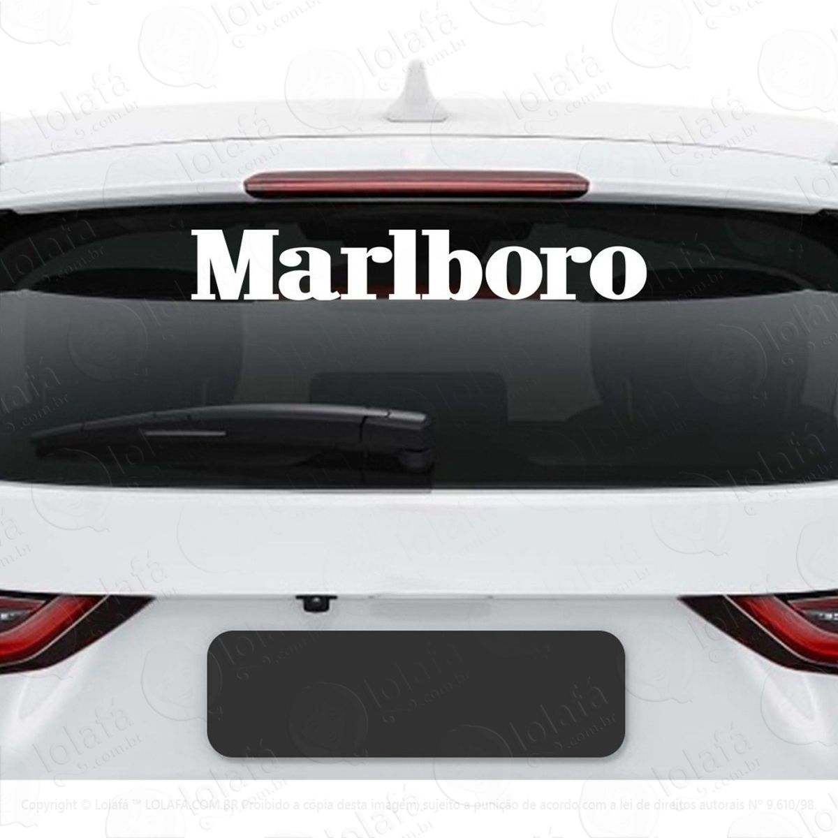 Adesivo Marlboro Ferrari Carro Rebaixado Dub Vidro Veiculo Mod:2670