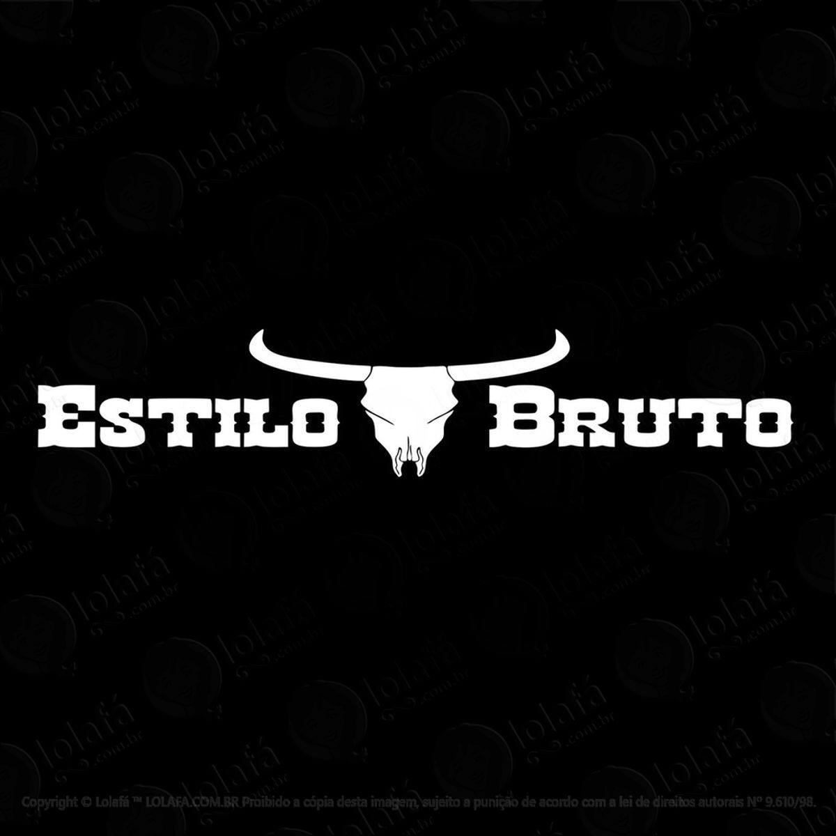 Adesivo Parabrisa Estilo Bruto Carro Caminhonete Mod:2692