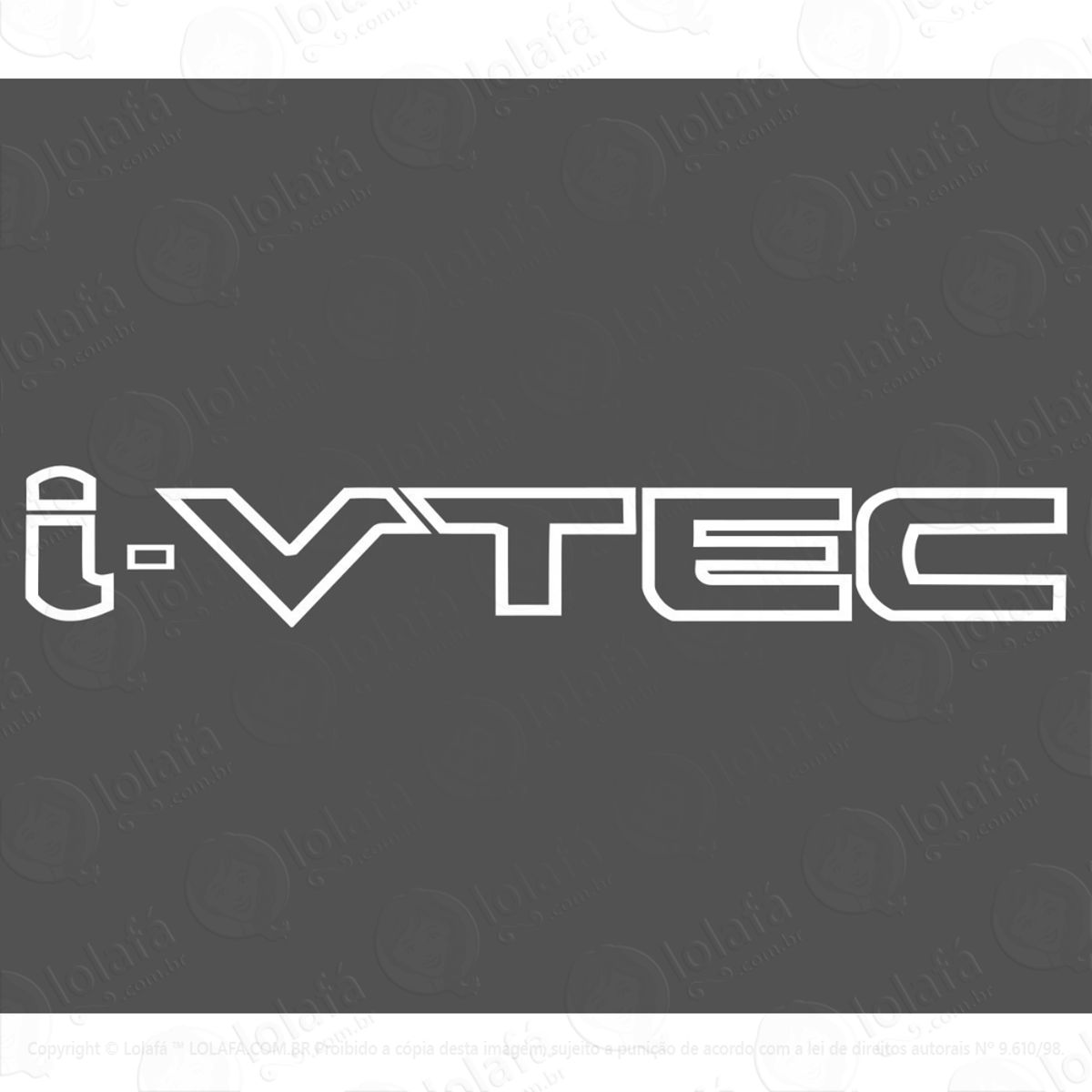 Adesivo Honda Civic Ivtec Rebaixado Som Auto Vidro Veiculo Mod:2781