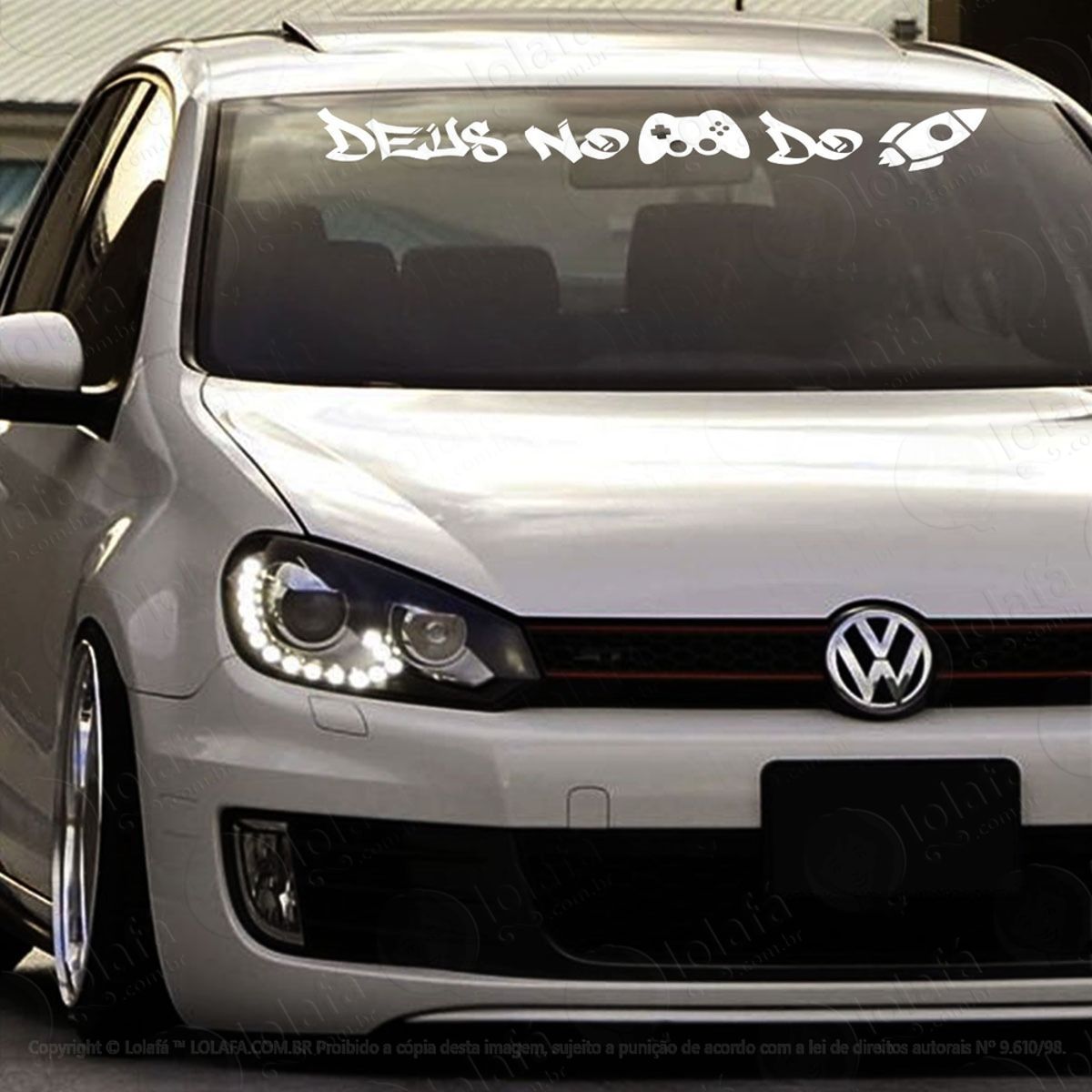 Adesivo Para Brisa Frase Som Automotivo Carro Rebaixado Mod:2821