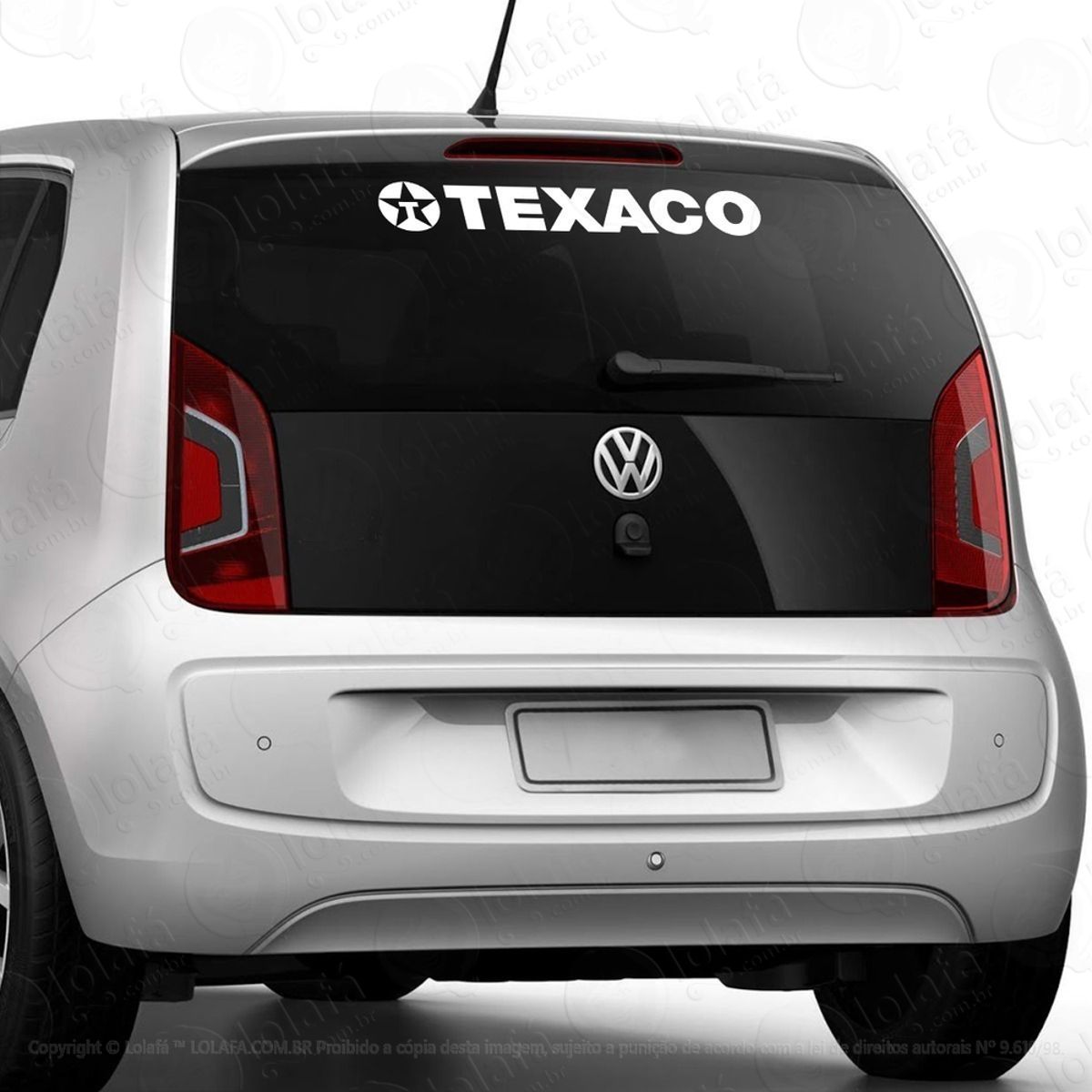 Adesivo Texaco Rebaixado Dub Som Vintage Vidro Veiculo Mod:2844