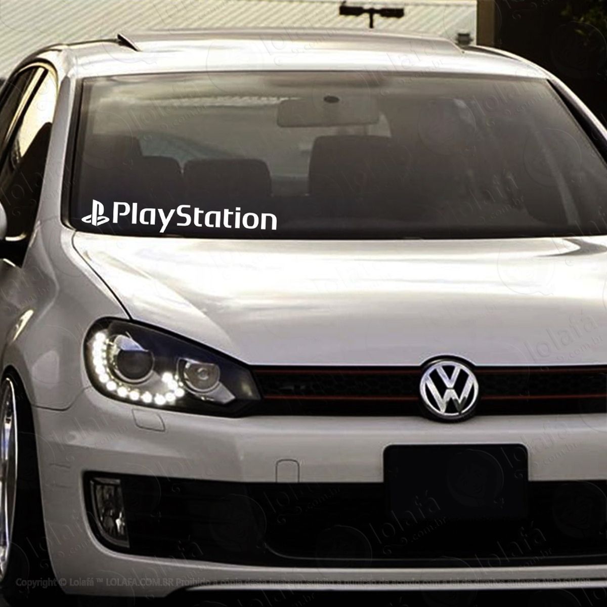 Adesivo Playstation Carro Rebaixado Som Auto Vidro Vinil Mod:2889