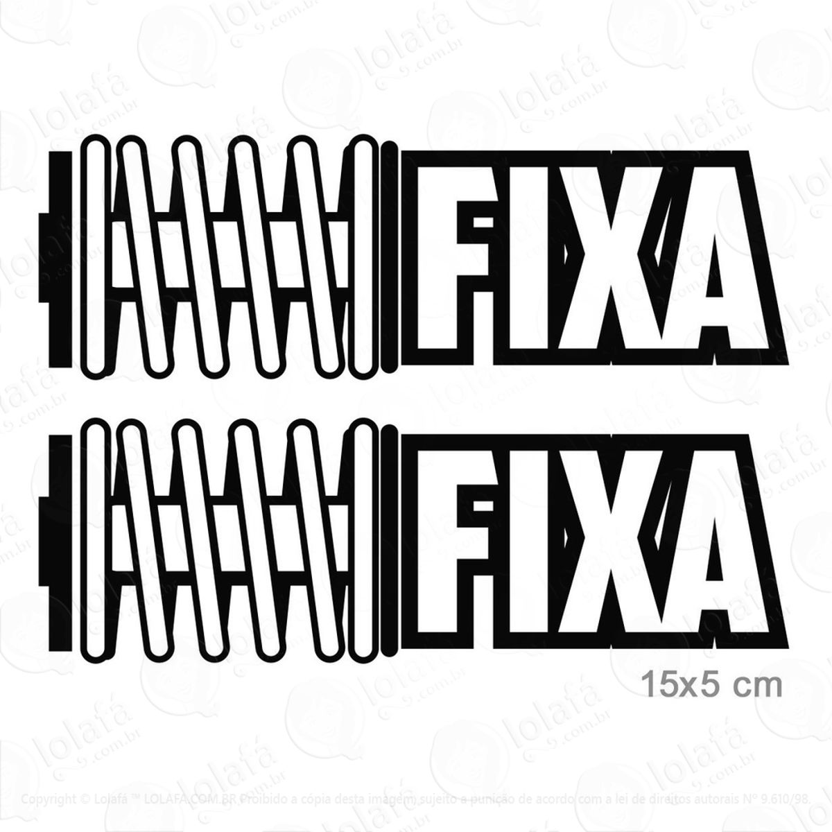 Adesivo Para Carro Rebaixado Fixa Som Automotivo 2 Unidades Mod:3137