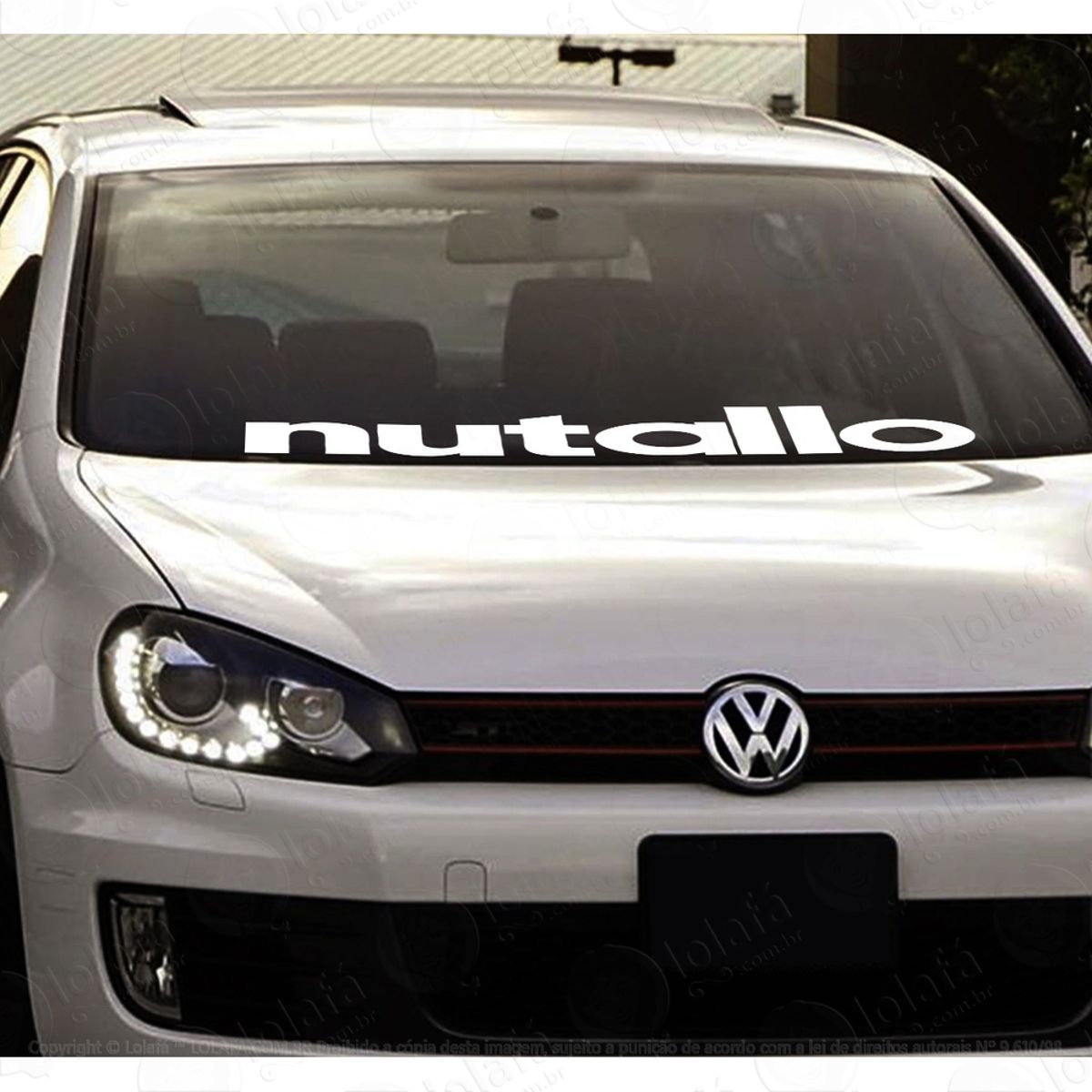 Adesivo Parabrisa Nutallo Carro Rebaixado Som Automotivo Dub Mod:3305