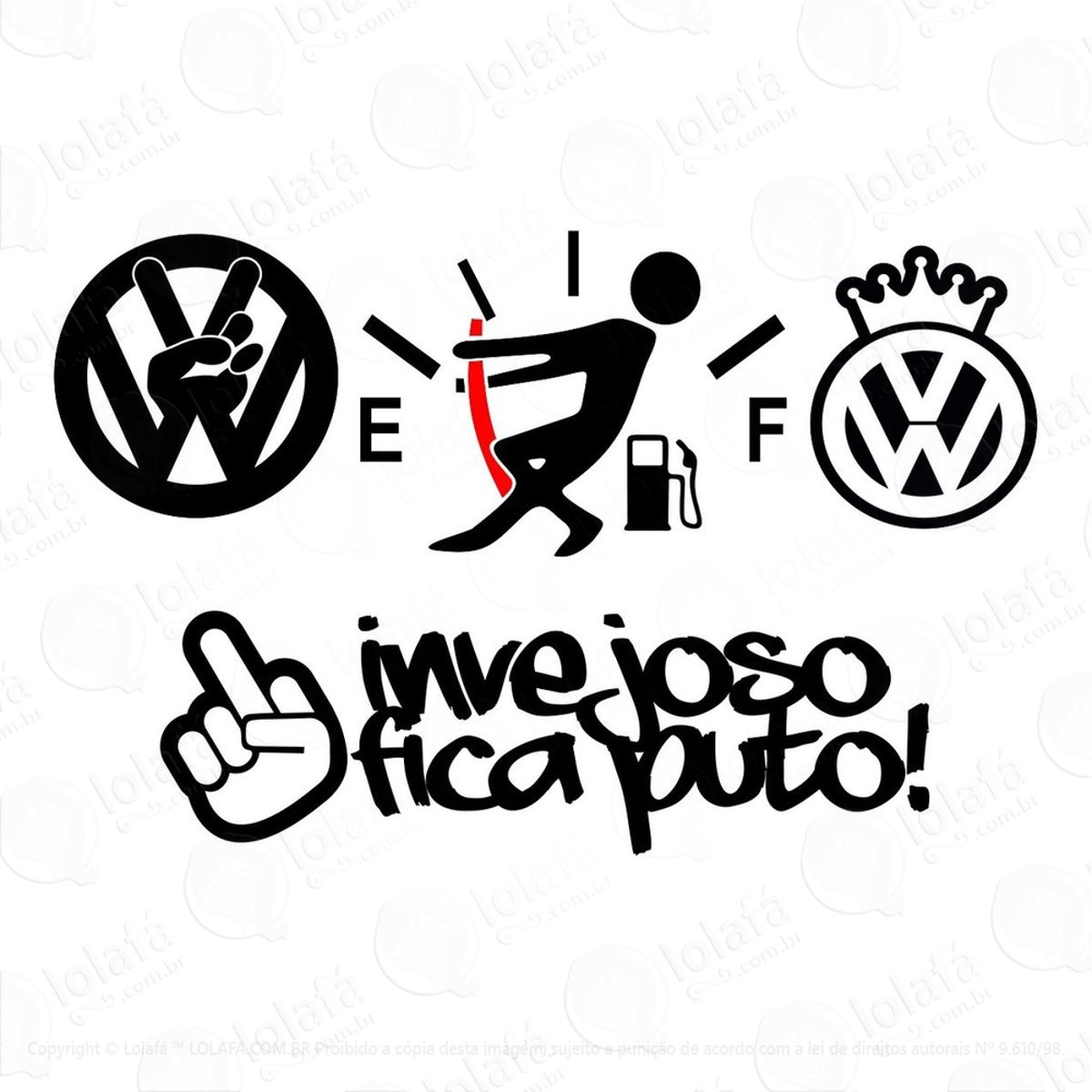 Adesivos Carro Rebaixado Frase Som Automotivo Dub 4 Peças Mod:3763