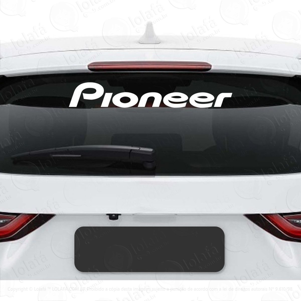 Adesivo Frase Pioneer Carro Rebaixado Som Dub Tuning Auto Mod:3770