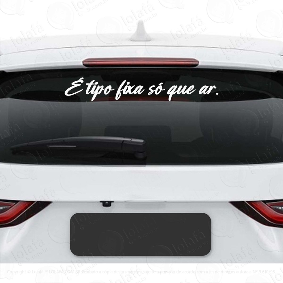 Adesivo Frase É Tipo Fixa Só Que Ar Carro Tuning Dub Som Mod:3800