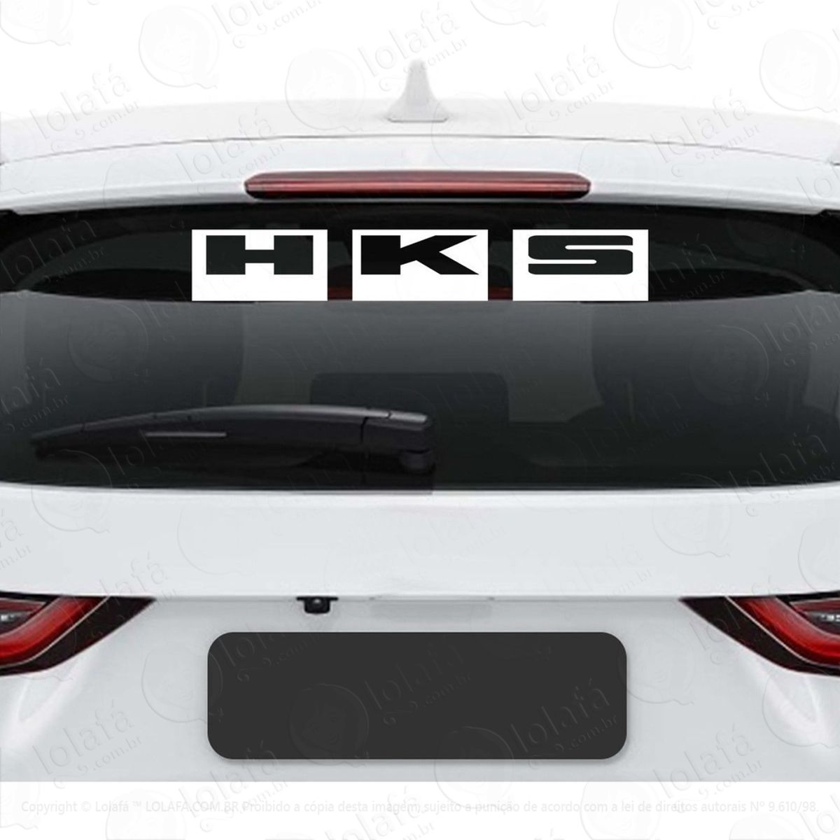 Adesivo Frase Hks Carro Rebaixado Som Automotivo Dub Tuning Mod:3841