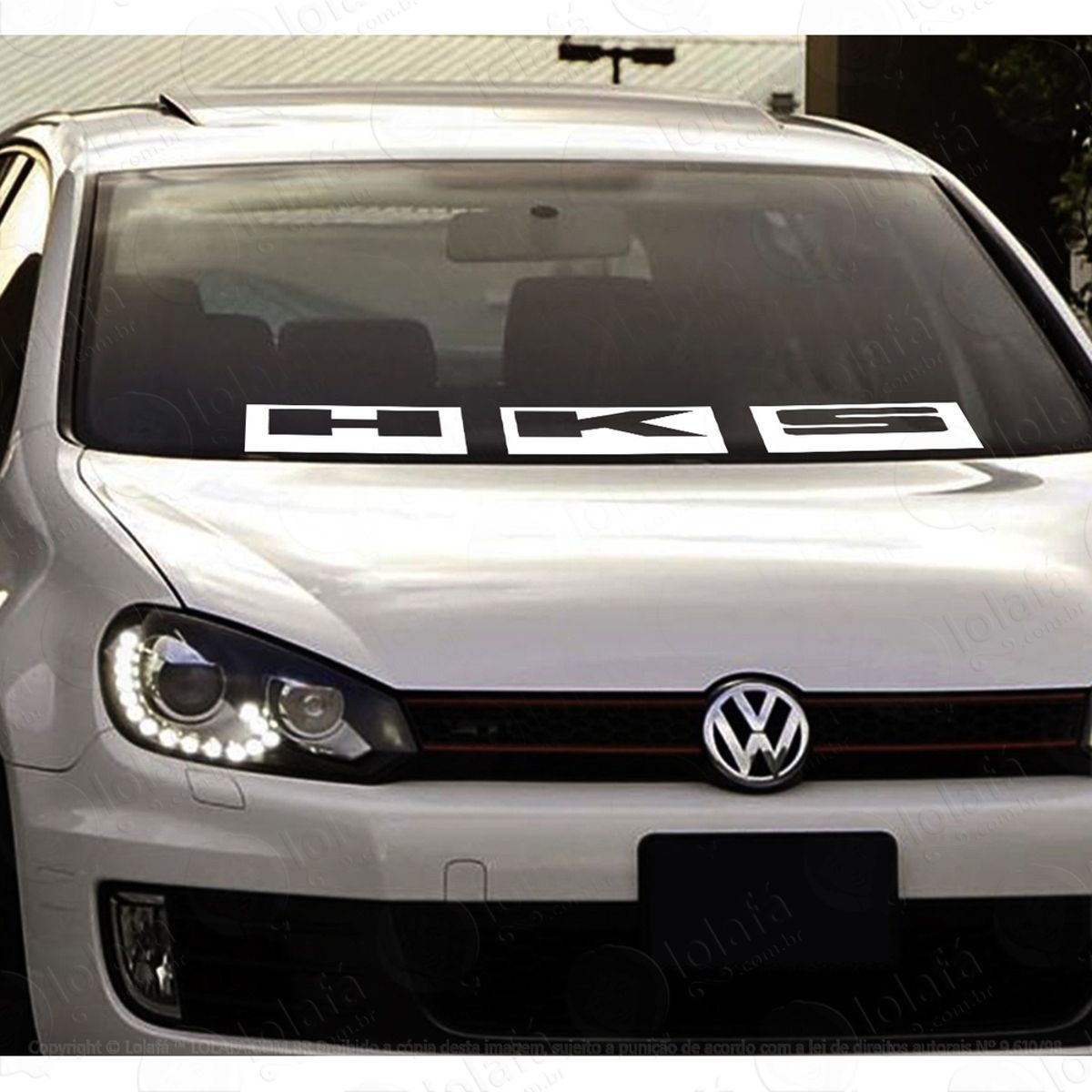 Adesivo Para Brisa Hks Tuning Carro Rebaixado Som Automotivo Mod:3862