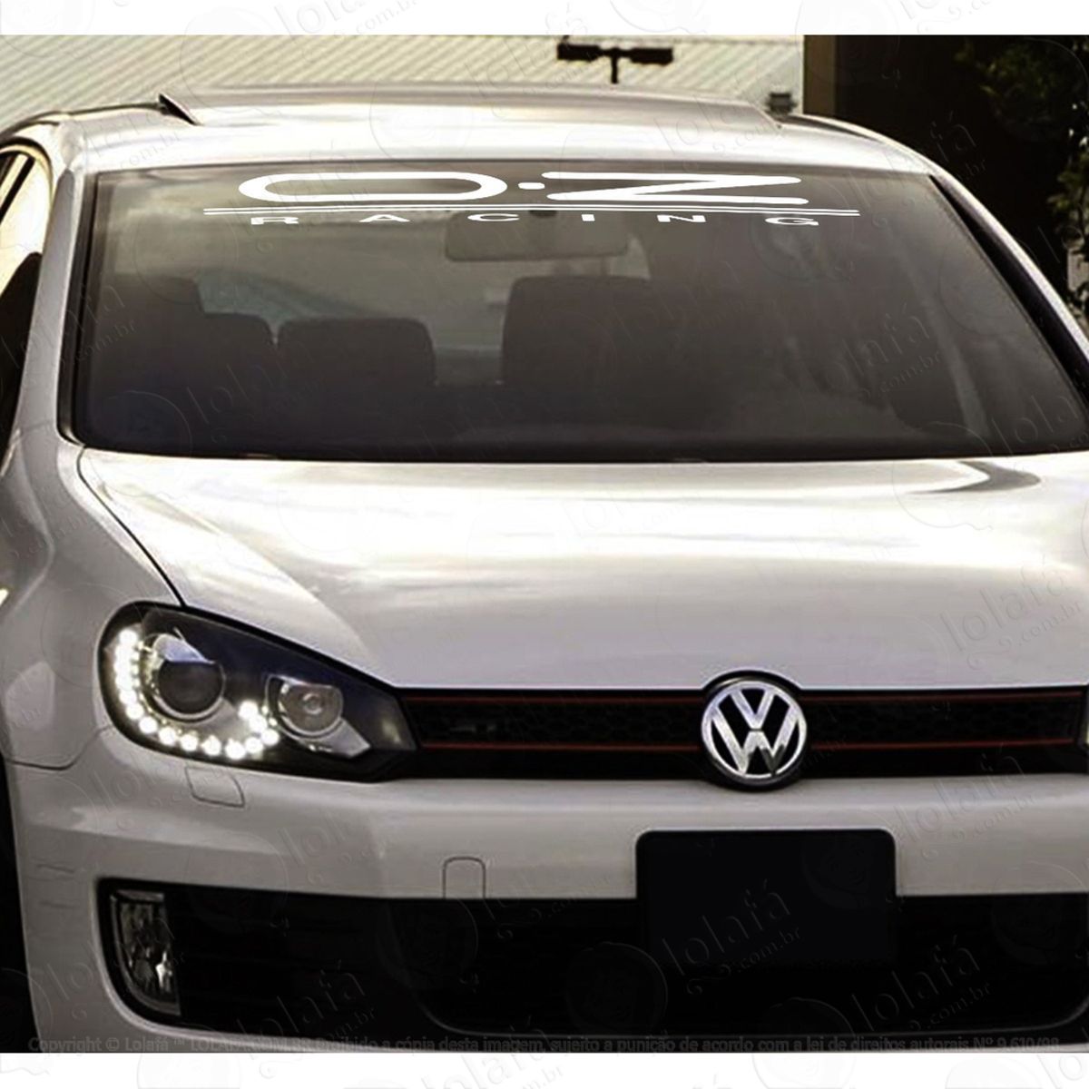 Adesivo Parabrisa Oz Racing Tuning Carro Rebaixado Som Dub Mod:3995