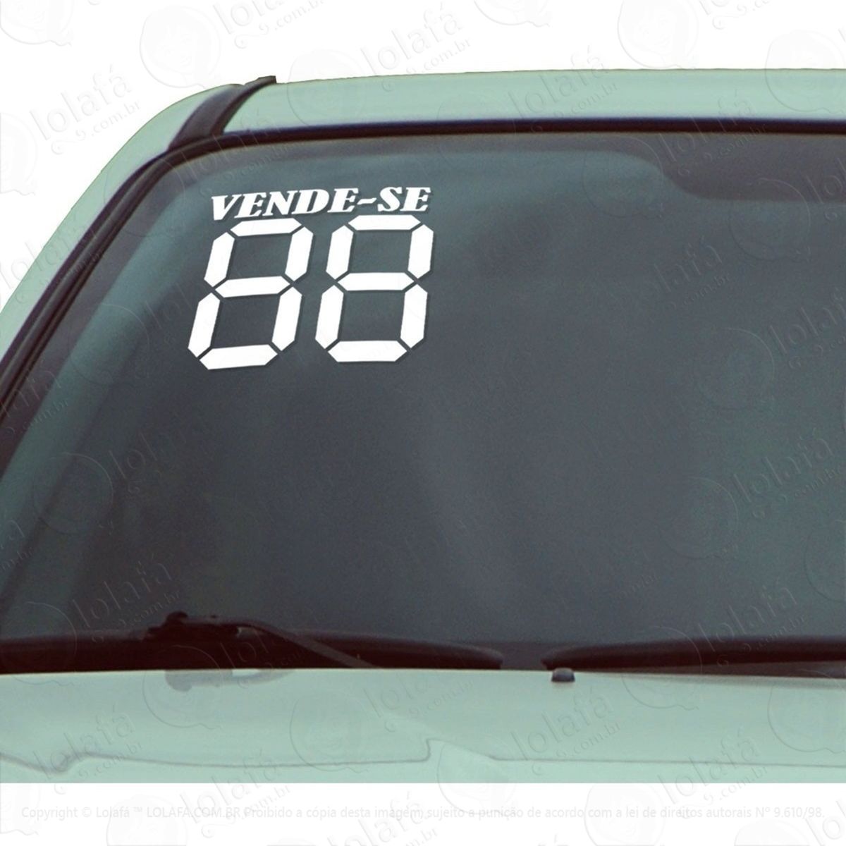 20pares Adesivos Vende Se Numero Carro Estacionamento Mod:4041