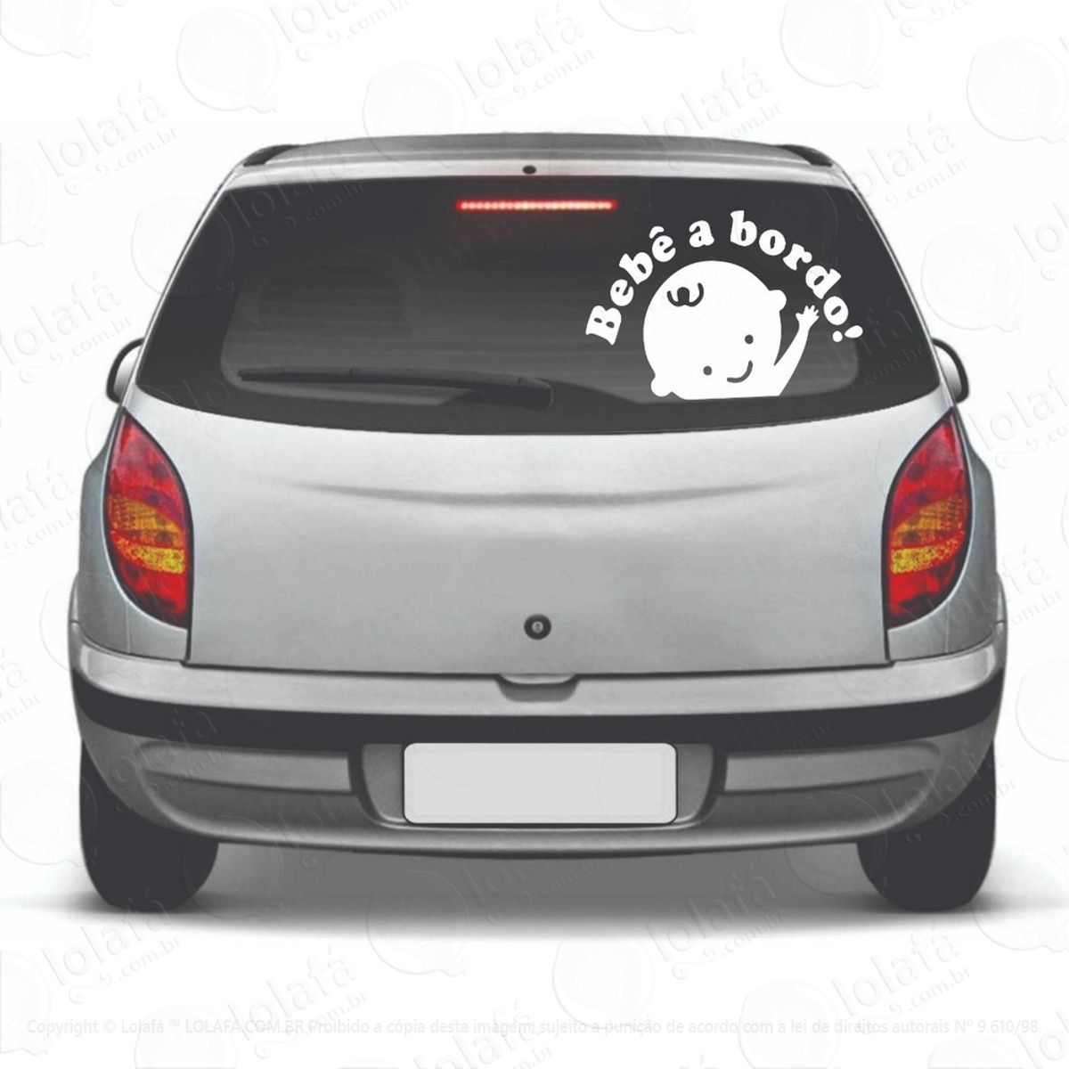 Adesivo Automotivo Bebê A Bordo Mod:4761